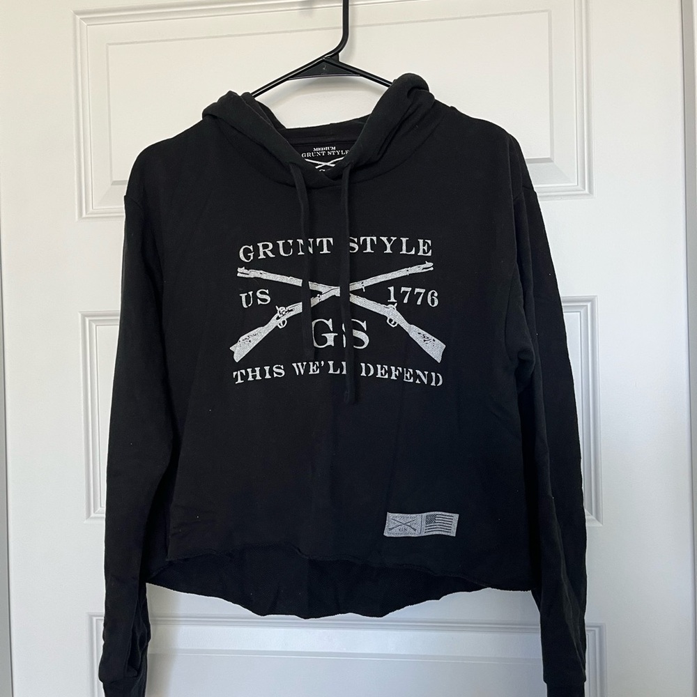 Grunt Style Cropped Hoodie
